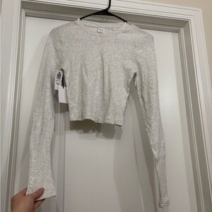 Aritzia TNA Small Ribbed Crop Top NWT